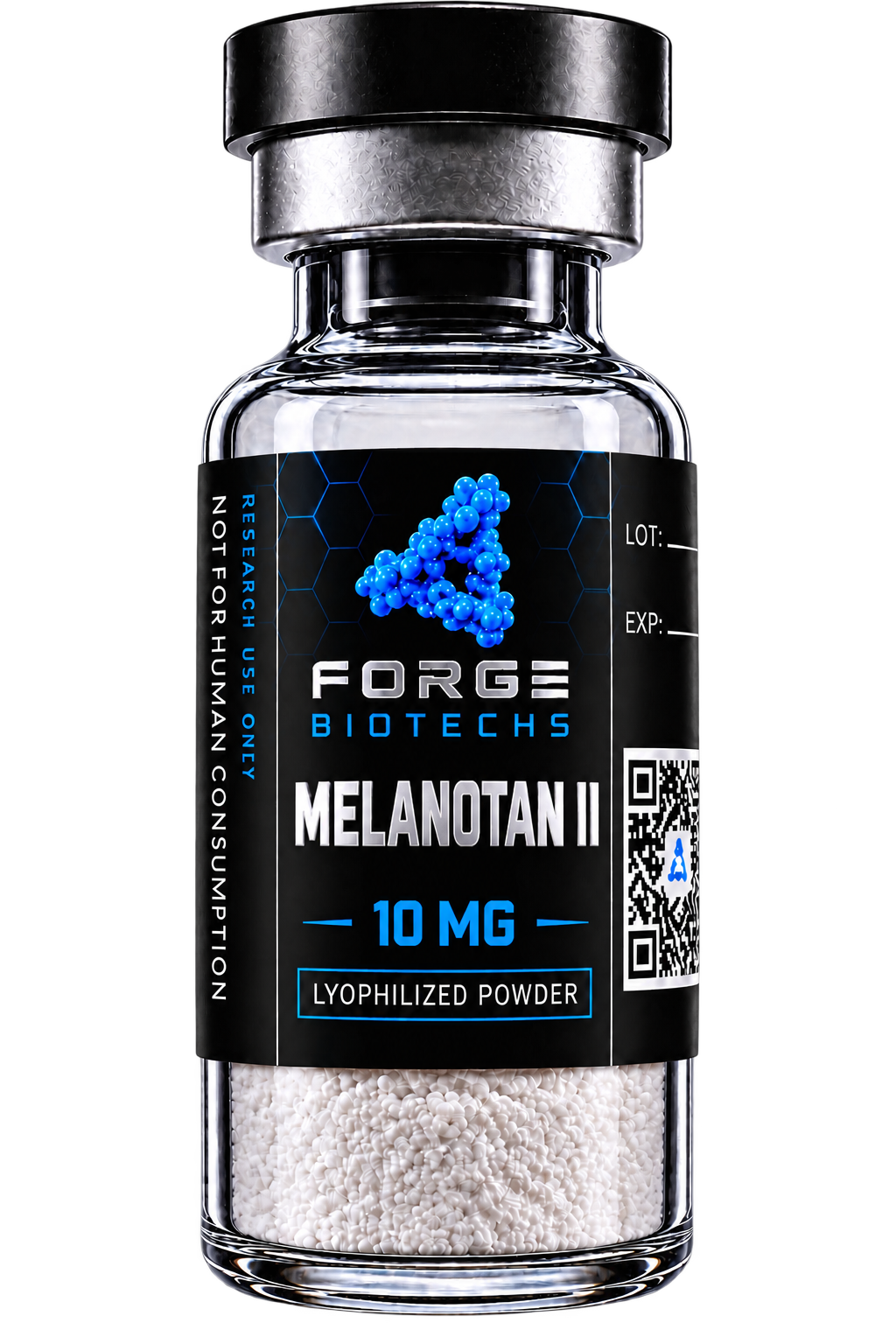 Melanotan II 10 mg research vial